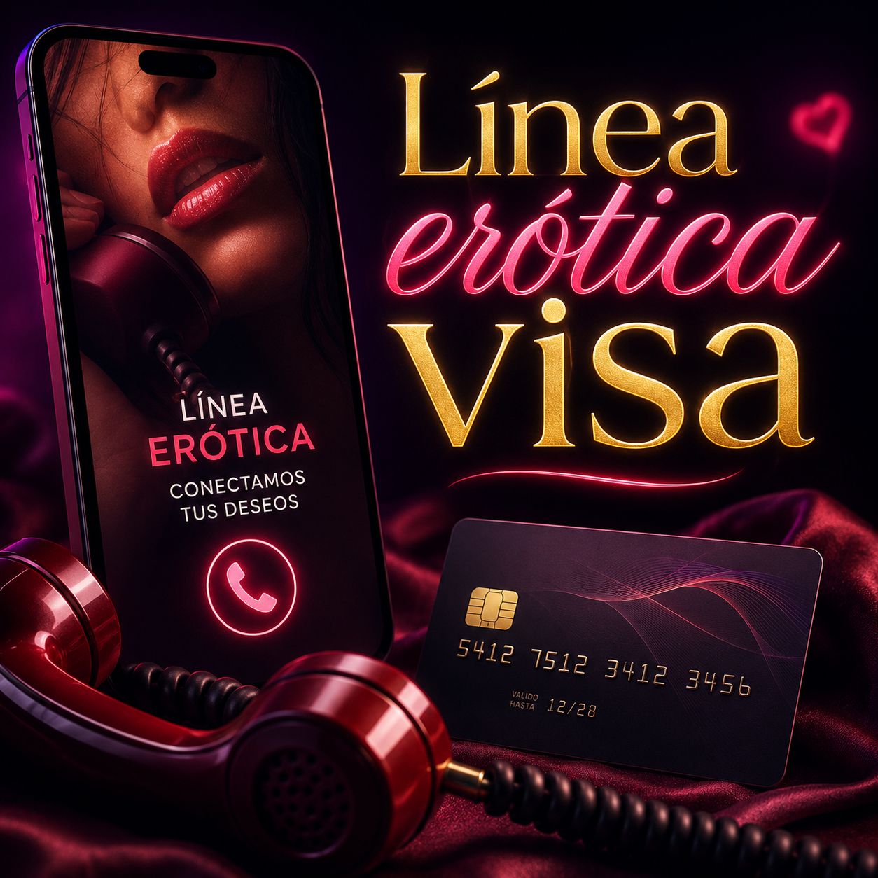 Línea erótica visa